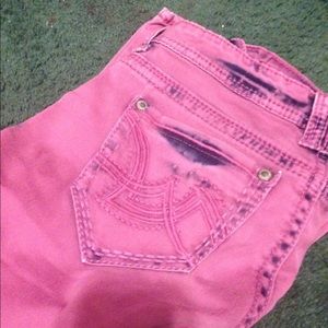 Pink jeans